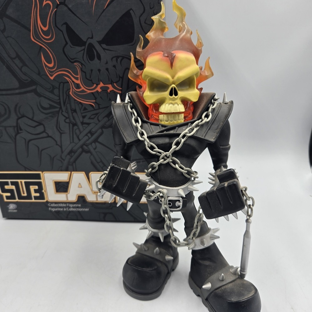 Marvel‎ x TWEEQiM! ghost Rider Subcasts 10.5" Upper Deck W Orig BOX 73/2000 Rare